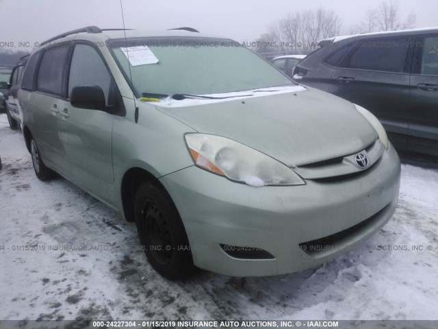 5TDZA23C56S574122 - 2006 TOYOTA SIENNA CE/LE GREEN photo 1