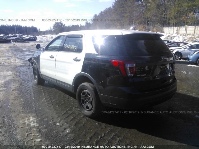 1FM5K8AR9HGD07449 - 2017 FORD EXPLORER POLICE INTERCEPTOR BLACK photo 3