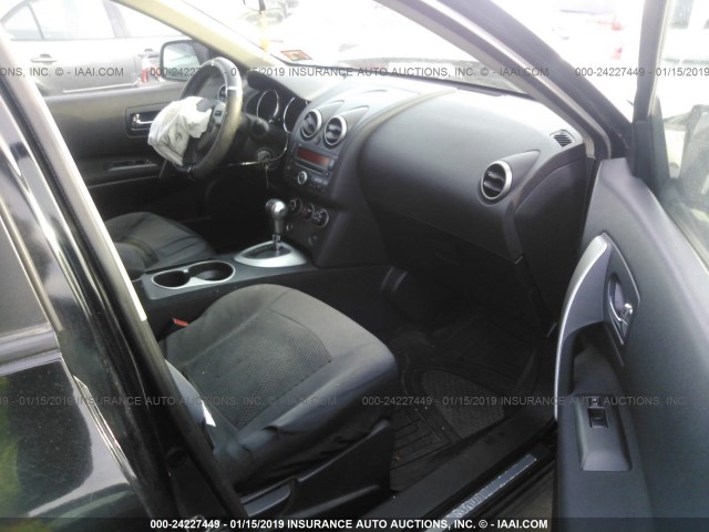 JN8AS58V59W187617 - 2009 NISSAN ROGUE S/SL BLACK photo 5