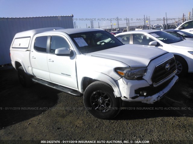 3TMDZ5BN3HM020748 - 2017 TOYOTA TACOMA DBL CAB/SR5/TRD SPORT/OR WHITE photo 1