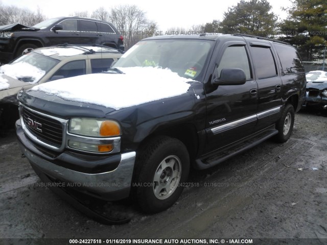 1GKFK16Z15J101098 - 2005 GMC YUKON XL K1500 BLACK photo 2