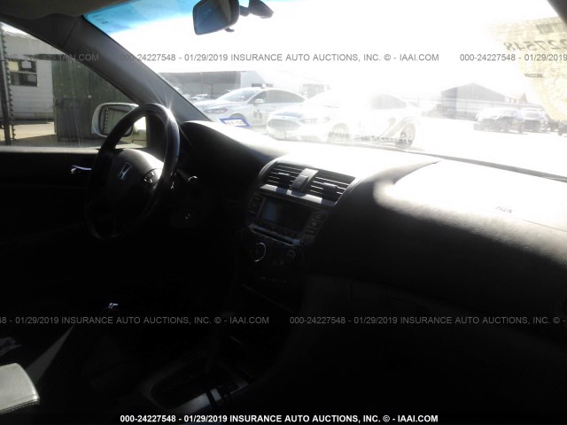 JHMCN364X6C000426 - 2006 HONDA ACCORD HYBRID SILVER photo 5