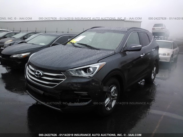 5XYZU3LB7JG507211 - 2018 HYUNDAI SANTA FE SPORT  GRAY photo 2