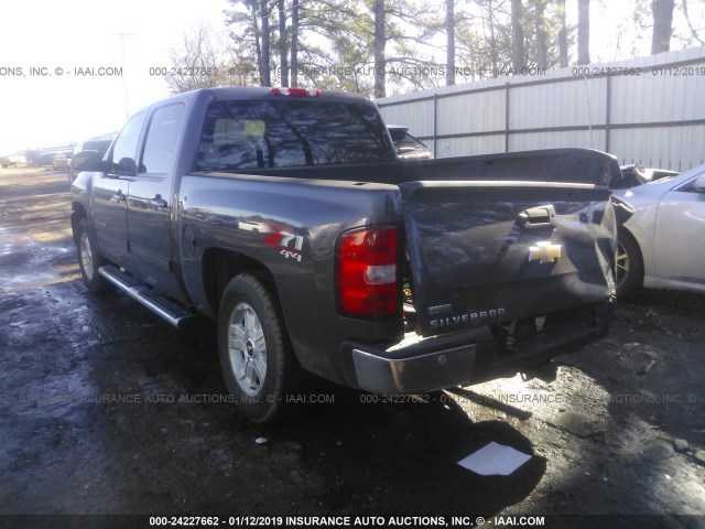 3GCPKTE35BG301620 - 2011 CHEVROLET SILVERADO K1500 LTZ GRAY photo 3