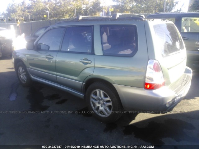 JF1SG67697H730718 - 2007 SUBARU FORESTER 2.5X LL BEAN GREEN photo 3