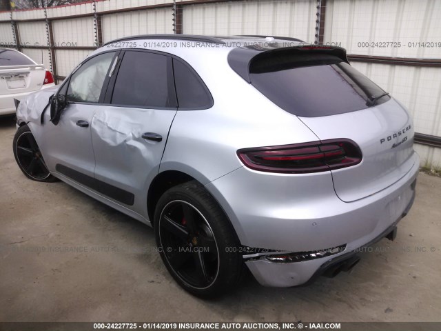 WP1AG2A56JLB62882 - 2018 PORSCHE MACAN GTS SILVER photo 3