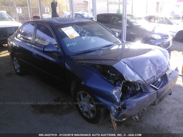 KMHDN46D85U030699 - 2005 HYUNDAI ELANTRA GLS/GT BLUE photo 1