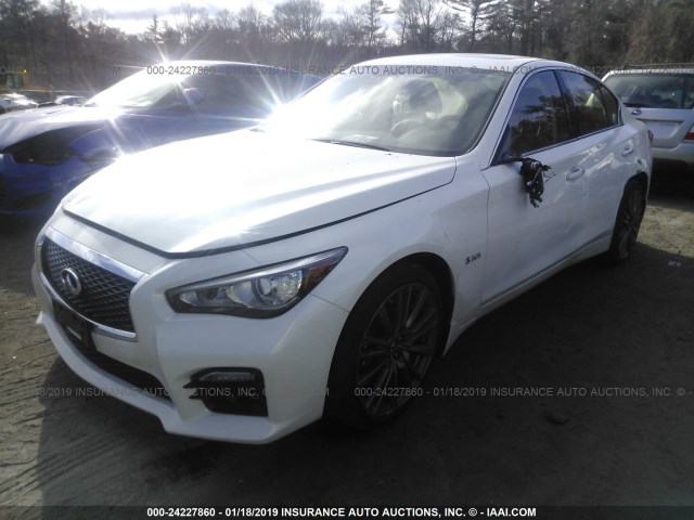 JN1FV7AR2HM871992 - 2017 INFINITI Q50 RED SPORT 400 WHITE photo 2