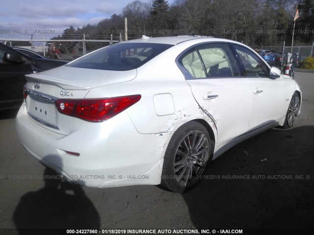 JN1FV7AR2HM871992 - 2017 INFINITI Q50 RED SPORT 400 WHITE photo 4