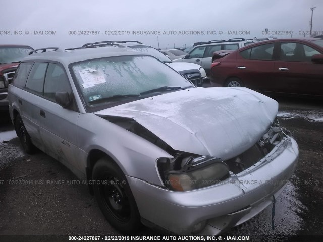 4S3BH675047645508 - 2004 SUBARU LEGACY OUTBACK AWP SILVER photo 1