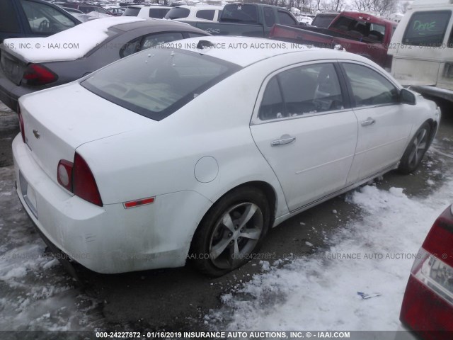 1G1ZC5E02CF364368 - 2012 CHEVROLET MALIBU 1LT 白色 照片 4
