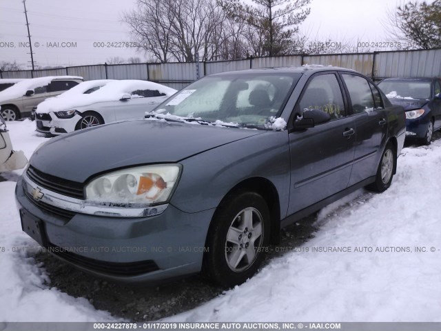 1G1ZT528X5F176419 - 2005 CHEVROLET MALIBU LS 灰色 照片 2
