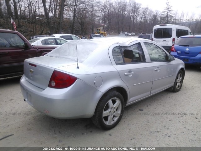 1G1AF5F57A7180663 - 2010 CHEVROLET COBALT 2LT SILVER photo 4