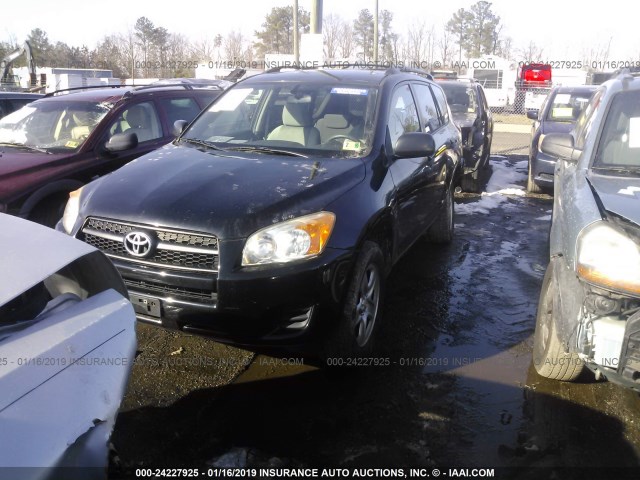 JTMZF4DV6AD024820 - 2010 TOYOTA RAV4 BLACK photo 2