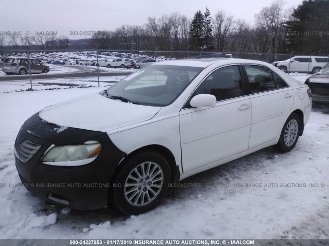 4T1BE46K68U791385 - 2008 TOYOTA CAMRY CE/LE/XLE/SE WHITE photo 2
