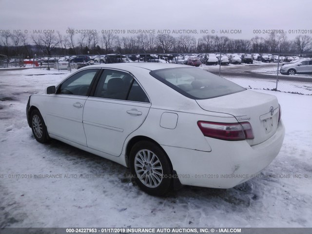 4T1BE46K68U791385 - 2008 TOYOTA CAMRY CE/LE/XLE/SE WHITE photo 3