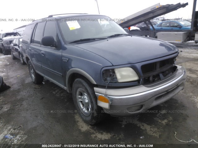 1FMRU1768YLA58679 - 2000 FORD EXPEDITION EDDIE BAUER BLUE photo 1