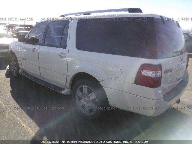 1FMFK20517LA08348 - 2007 FORD EXPEDITION EL LIMITED CREAM photo 3