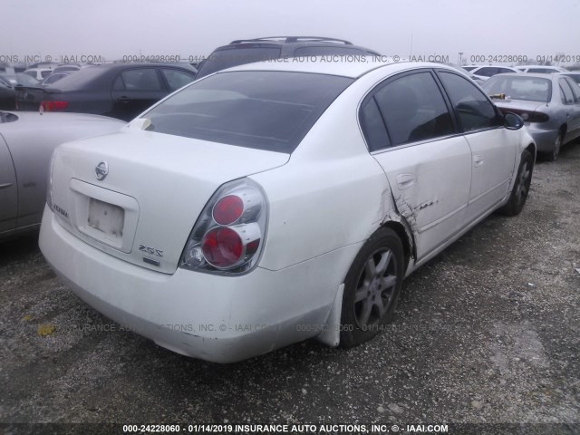 1N4AL11D26N349665 - 2006 NISSAN ALTIMA S/SL WHITE photo 4