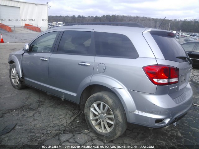 3C4PDCBG3GT157467 - 2016 DODGE JOURNEY SXT SILVER photo 3