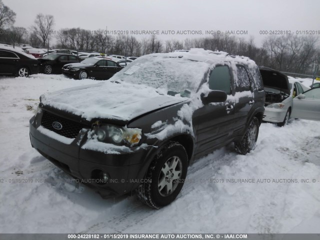 1FMYU04115KB15272 - 2005 FORD ESCAPE LIMITED GRAY photo 2