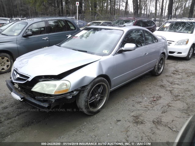19UYA42791A016602 - 2001 ACURA 3.2CL TYPE-S SILVER photo 2