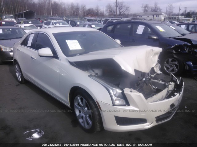 1G6AA5RA1D0152324 - 2013 CADILLAC ATS WHITE photo 1