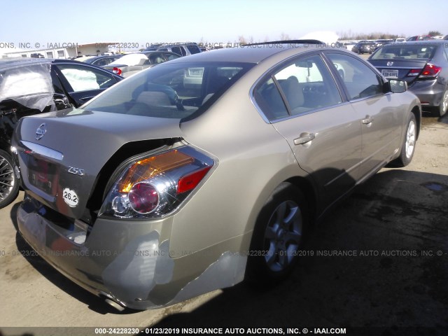 1N4AL21E38N484171 - 2008 NISSAN ALTIMA 2.5/2.5S BEIGE photo 4