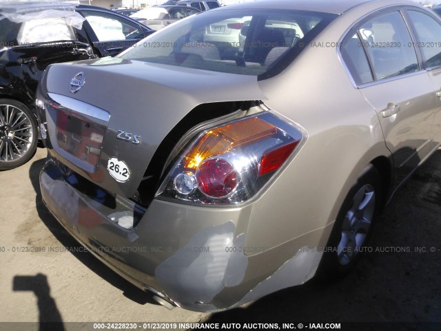 1N4AL21E38N484171 - 2008 NISSAN ALTIMA 2.5/2.5S BEIGE photo 6