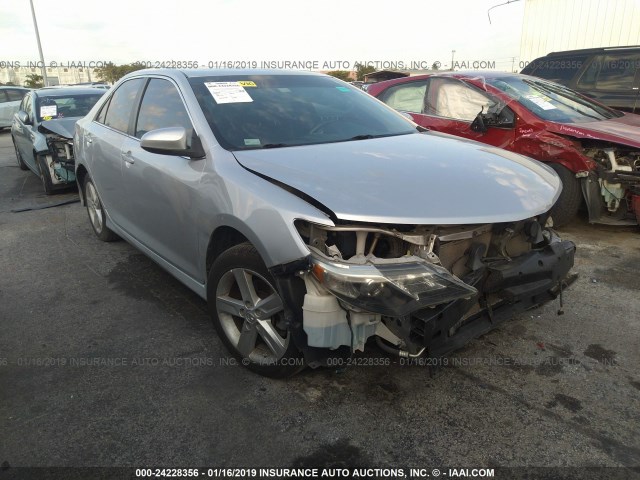 4T1BF1FK5DU249846 - 2013 TOYOTA CAMRY L/SE/LE/XLE SILVER photo 1