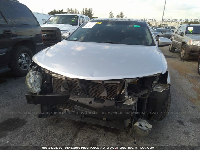 4T1BF1FK5DU249846 - 2013 TOYOTA CAMRY L/SE/LE/XLE SILVER photo 6