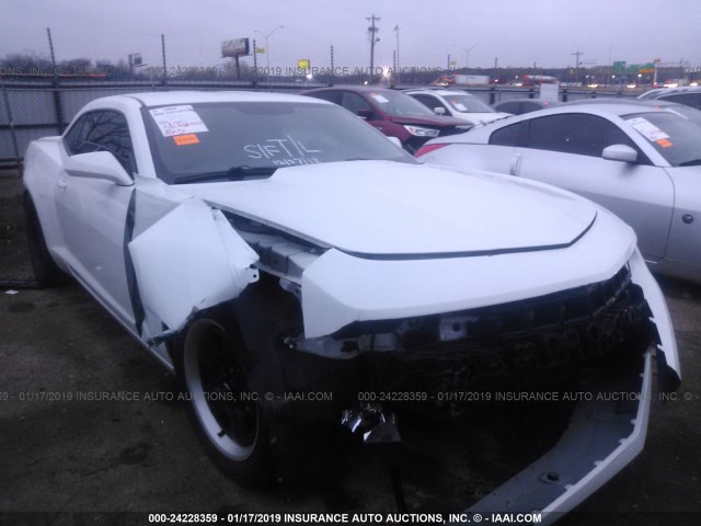 2G1FA1E37C9131980 - 2012 CHEVROLET CAMARO LS WHITE photo 1