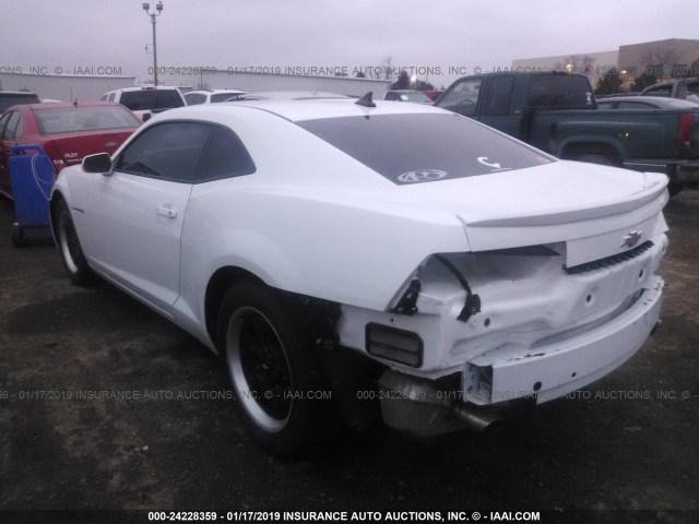 2G1FA1E37C9131980 - 2012 CHEVROLET CAMARO LS WHITE photo 3