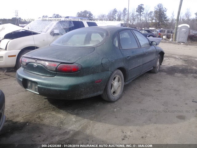 1FAFP53S6XA239451 - 1999 FORD TAURUS SE/COMFORT/SPORT GREEN photo 4