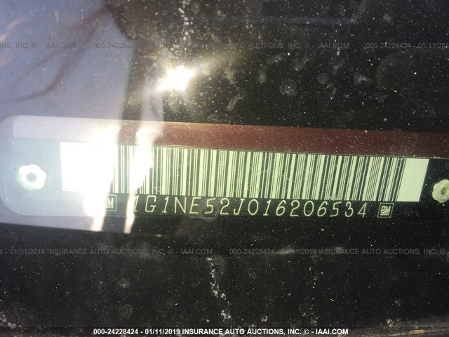 1G1NE52J016206534 - 2001 CHEVROLET MALIBU LS 勃艮第红 照片 9