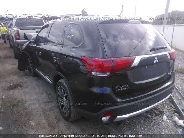 JA4AZ3A33GZ020893 - 2016 MITSUBISHI OUTLANDER SE/SEL BLACK photo 3