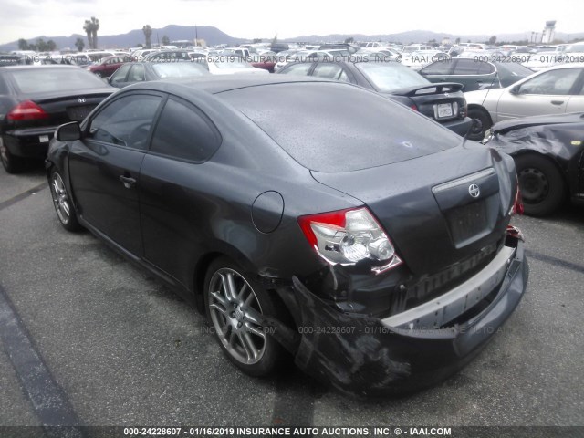 JTKDE177170200755 - 2007 TOYOTA SCION TC ნაცრისფერი ფოტო 3