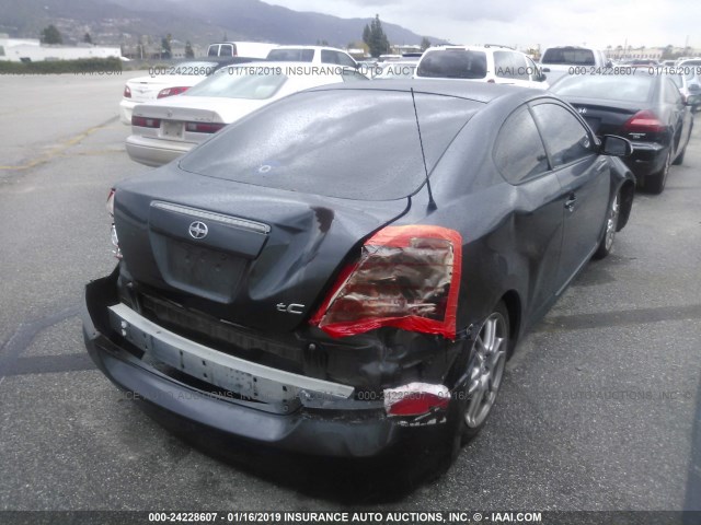 JTKDE177170200755 - 2007 TOYOTA SCION TC ნაცრისფერი ფოტო 4