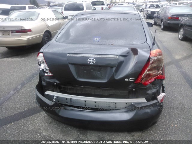 JTKDE177170200755 - 2007 TOYOTA SCION TC ნაცრისფერი ფოტო 6