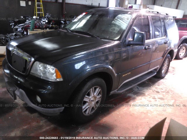 5LMEU68HX3ZJ08948 - 2003 LINCOLN AVIATOR 绿色 照片 2