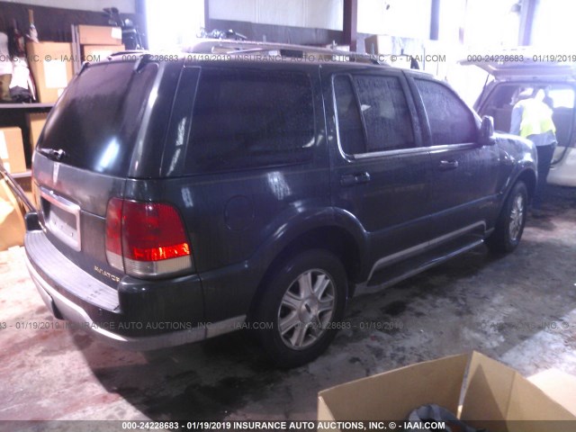 5LMEU68HX3ZJ08948 - 2003 LINCOLN AVIATOR 绿色 照片 4