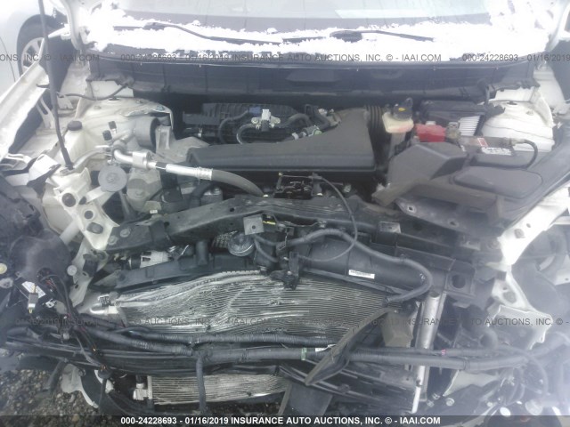 5N1AT2MV4FC857325 - 2015 NISSAN ROGUE S/SL/SV WHITE photo 10