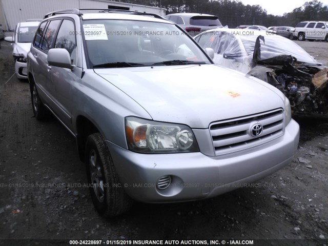 JTEDP21A340015884 - 2004 TOYOTA HIGHLANDER LIMITED SILVER photo 1