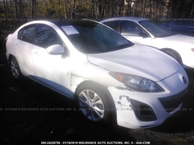 JM1BL1S68A1231621 - 2010 MAZDA 3 S WHITE photo 1