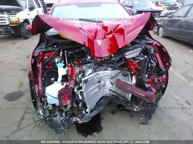 3CZRU6H70JM728202 - 2018 HONDA HR-V EXL RED photo 6