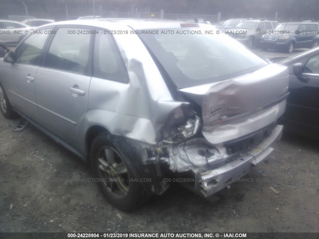 1G1ZT64835F131681 - 2005 CHEVROLET MALIBU MAXX LS SILVER photo 6