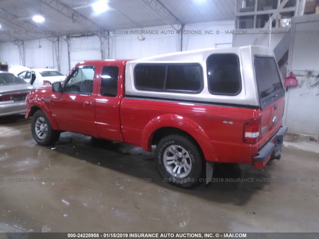1FTZR45EX7PA22369 - 2007 FORD RANGER RED photo 3