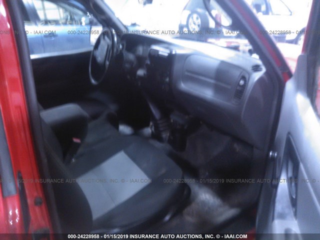 1FTZR45EX7PA22369 - 2007 FORD RANGER RED photo 5
