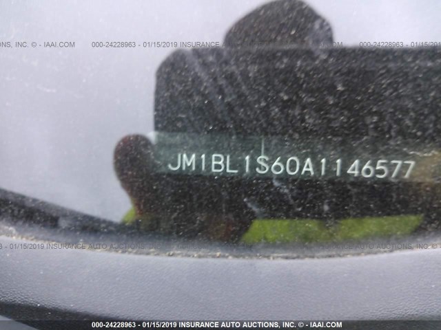 JM1BL1S60A1146577 - 2010 MAZDA 3 S WHITE photo 9