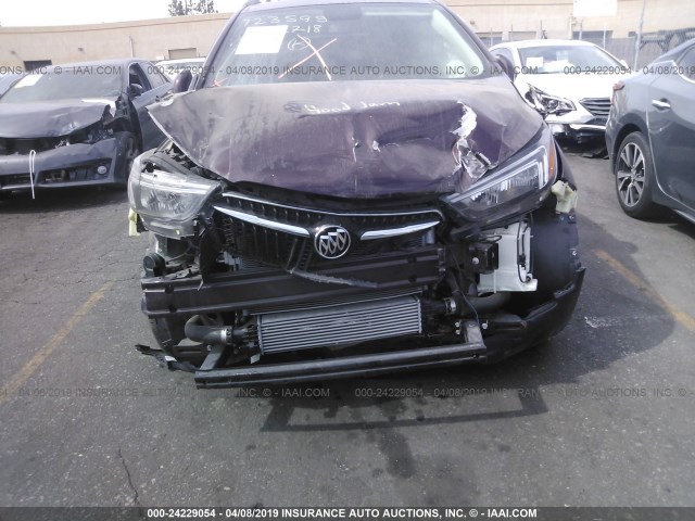 KL4CJASB3JB616855 - 2018 BUICK ENCORE PREFERRED BURGUNDY photo 6